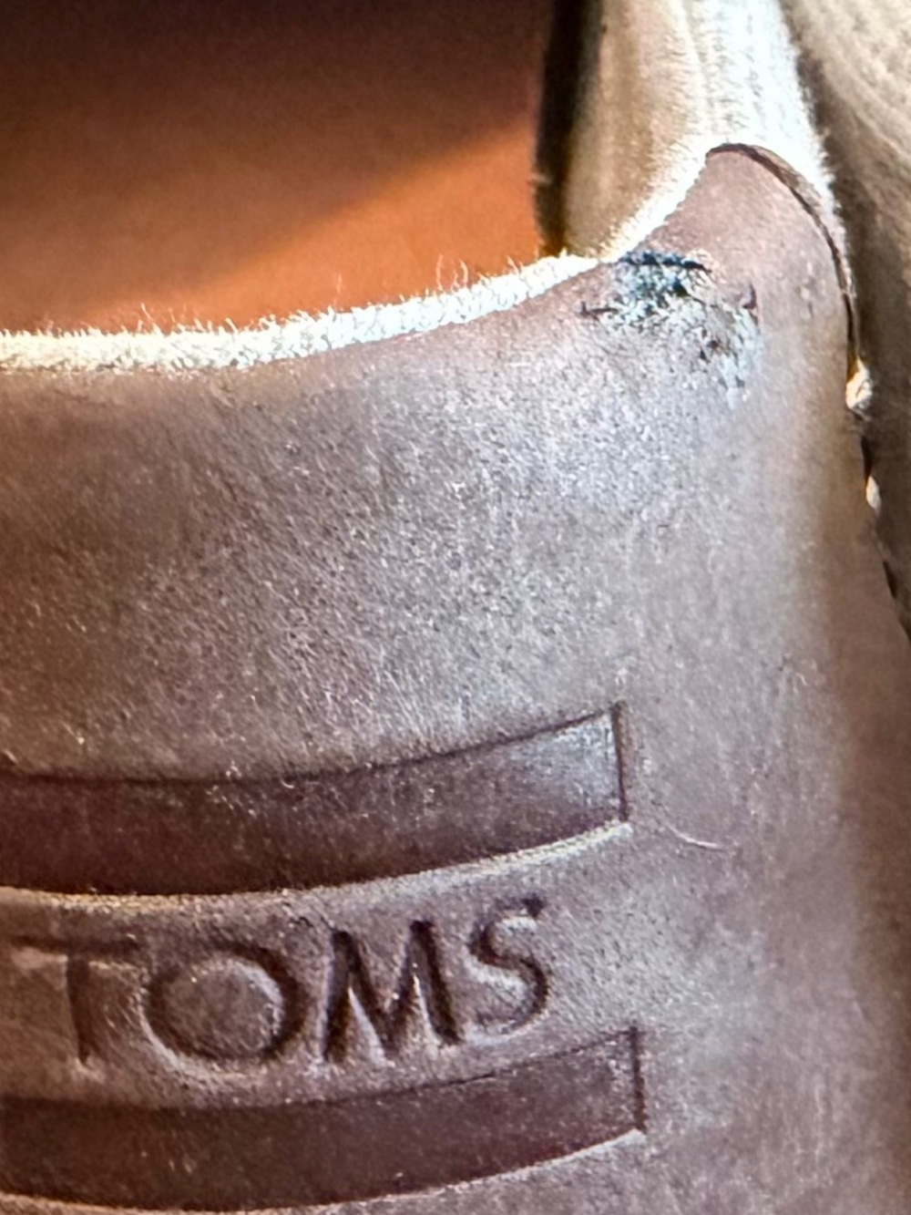 Toms Men’s Slip-On Loafers in Light Gray Canvas - Picture 4 of 6